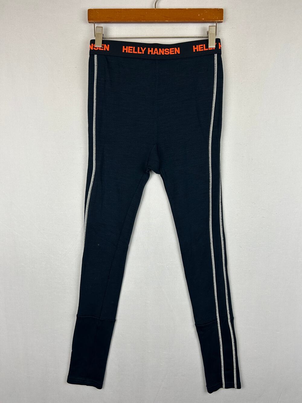 Helly Hansen Merino Wool Blend Base Layer Bottoms Navy Blue Women's Size 12